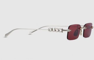 Gucci Rectangular frame sunglasses toned