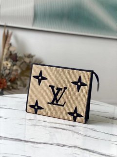 LV M80352 Louis Vuitton M80351 Toiletry Pouch 26 Monogram Canvas Blue
