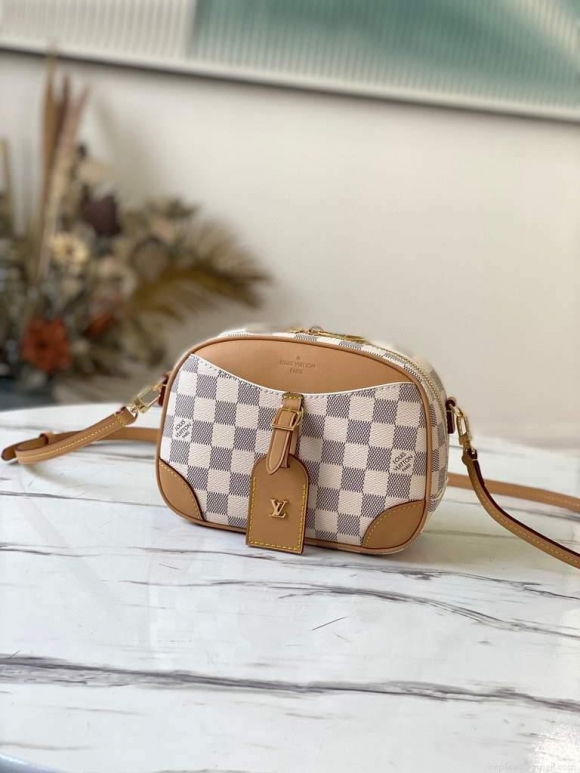 LV N50048 Louis Vuitton M45528 Deauville Mini Damier Azur