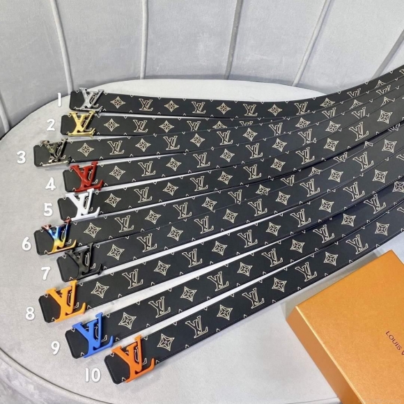 LV Women’s Men’s Belts Collection Louis Vuitton Initials 40MM Belt 19065