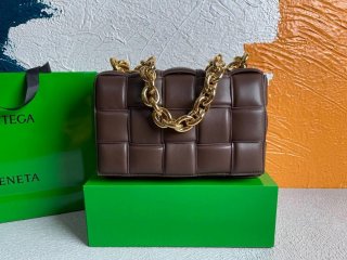 Bottega Veneta BV 20206 Chain Cassette 631421 Brown Gold