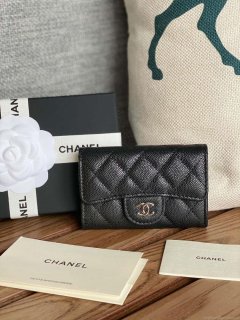 Chanel AP0214 Card Holder Calfskin CC65011