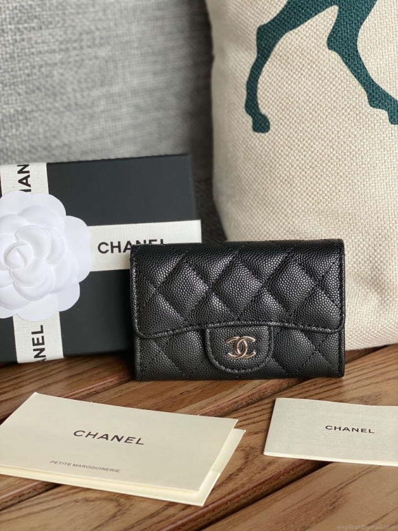 Chanel AP0214 Card Holder Calfskin CC65011