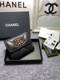 Chanel AP1064 19 Small flap wallet Lambskin Black
