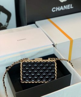 Chanel Acrylic Evening bag Chanel Vanity Case Box Bag