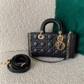 Dior M0540 Lady D-joy Bag Black Cannage Calfskin