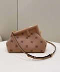 Fendi 8BP129 Fendi First Small Ligth Pink flannel bag with embroidery
