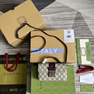 Gucci 652683 Padlock Mini Bag Black