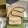 Gucci 772794 GG Super Mini Shoulder Bag Light beige
