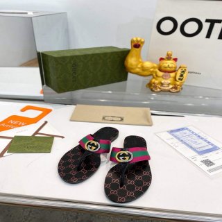 Gucci Women Men Slippers Designer Gucci Sandals Flats Shoes G81283