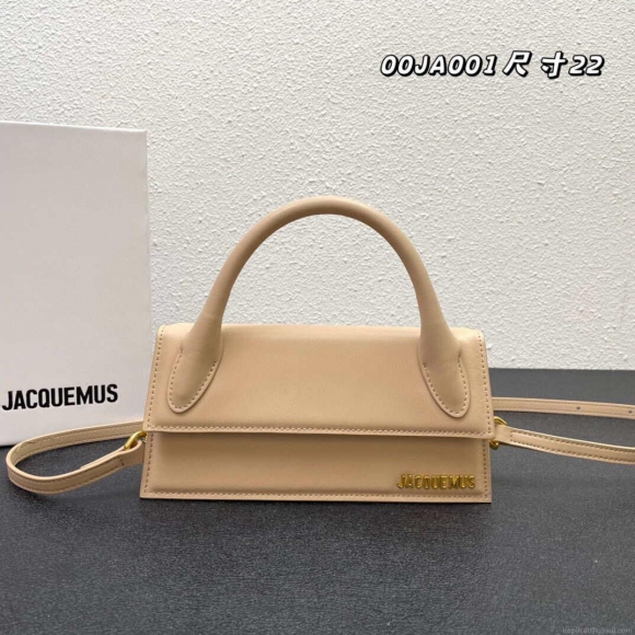 Jacquemus Le Chiquito long 213BA004 Long signature handbag Apricot
