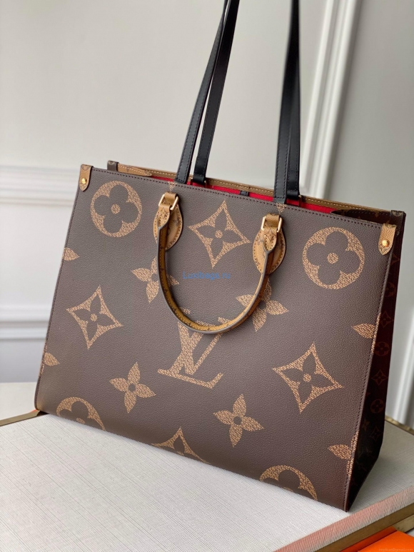 LV M45320 Louis Vuitton Onthego GM Bag M45321 Monogram and Monogram Reverse