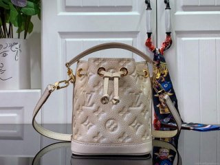 LV M81463 Louis Vuitton NANO NOÉ Bucket Bag Light Beige