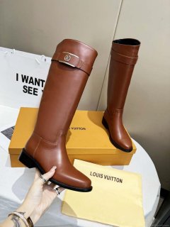 Louis Vuitton – Women’s Shoes -Westside Flat High Boots -2022 Collection -1AABES #002