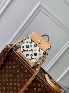 LV M83429 Louis Vuitton Nano Steamer Bag Vanilla