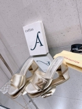 LV 1AB2OR Louis Vuitton Women’s Shake Mules heel 5.5cm L68262