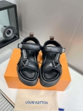 LV 1AABR6 Louis Vuitton Pool Pillow Flatform Comfort Sandals L600730