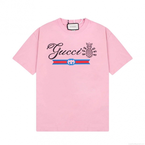 Gucci 457095 Logo print cotton jersey Men Women’s T-shirt G38697