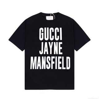 Gucci 457095 Logo print cotton jersey Men Women’s T-shirt G38717