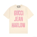 Gucci 457095 Logo print cotton jersey Men Women’s T-shirt G38718