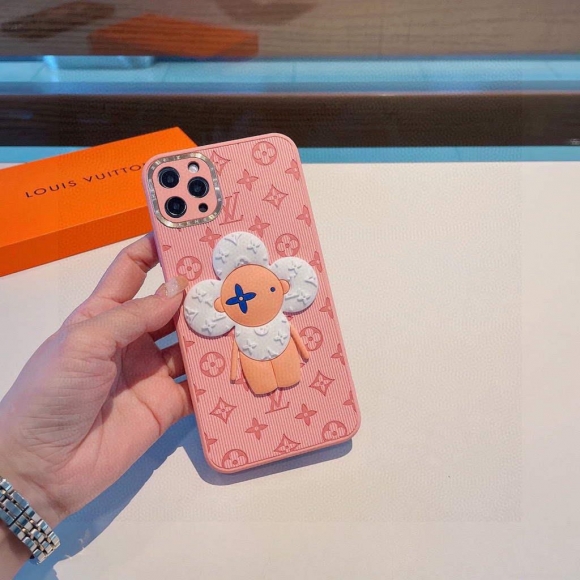LV Apple Iphone Leather Premium Deluxe Phone Case Protection 10638