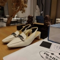 Prada 1D193N Patent Leather Slingbacks 50 mm Heel P67330