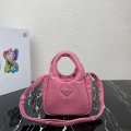 Prada 1BA359 Small Padded Prada Soft Nappa Leather Bag Pink
