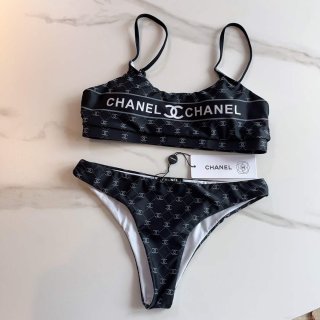 Chanel Women’s Fashion Bikini Swimsuit Suit C65253