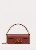 Valentino XW0B0K30 Locò Calfskin Shoulder Bag Brown