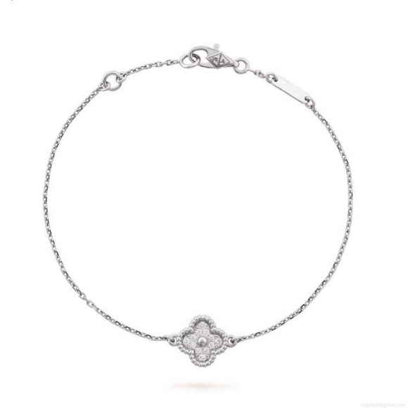 Van Cleef & Arpels Sweet Alhambra bracelet 1 motif VCARO85600 white gold