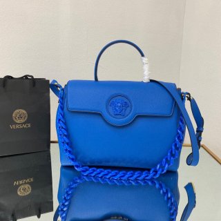 Versace DBFI038 La Medusa Large Handbag 1038 Blue