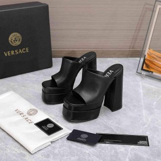 Versace 1003320 Platform Mules Heels 130mm V500393