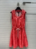 LV Louis Vuitton 1A9WBT Monogram Cloud Sun Dress L88030