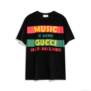 Gucci 717422 Logo print cotton jersey Men Women’s T-shirt G38666