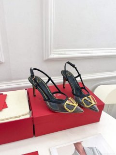 Valentino WS0R01QJG slingback pump transparent material 80mm V75437