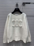 Celine 2AC99309T Boat Neck Triomphe Sweater C99069