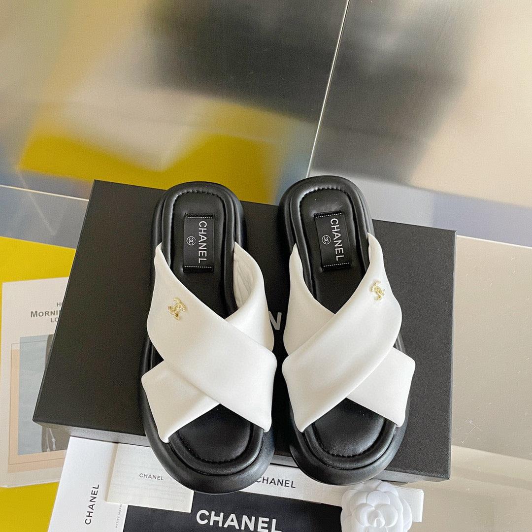 Chanel G38864 Mules Fabric Sandals Women C91151