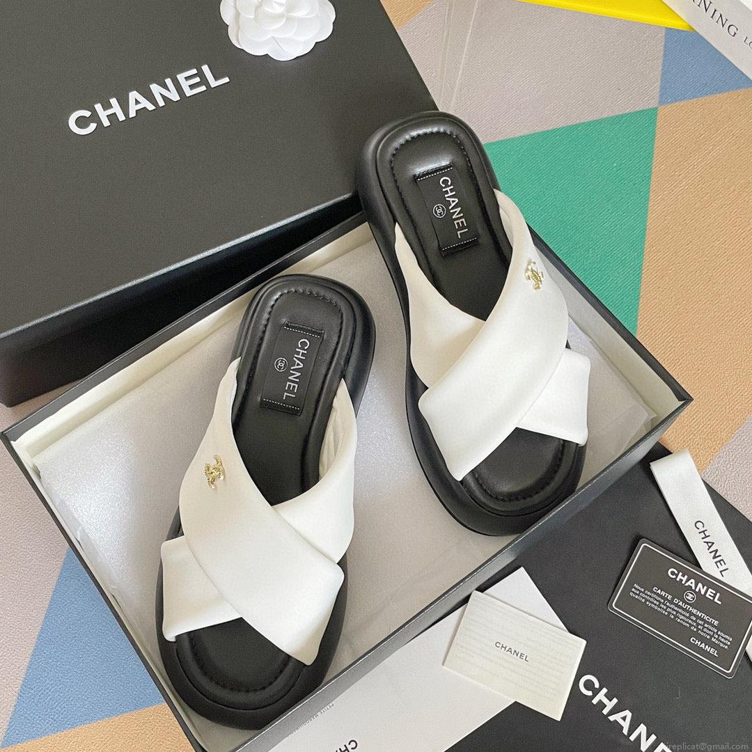 Chanel G38864 Mules Fabric Sandals Women C91151
