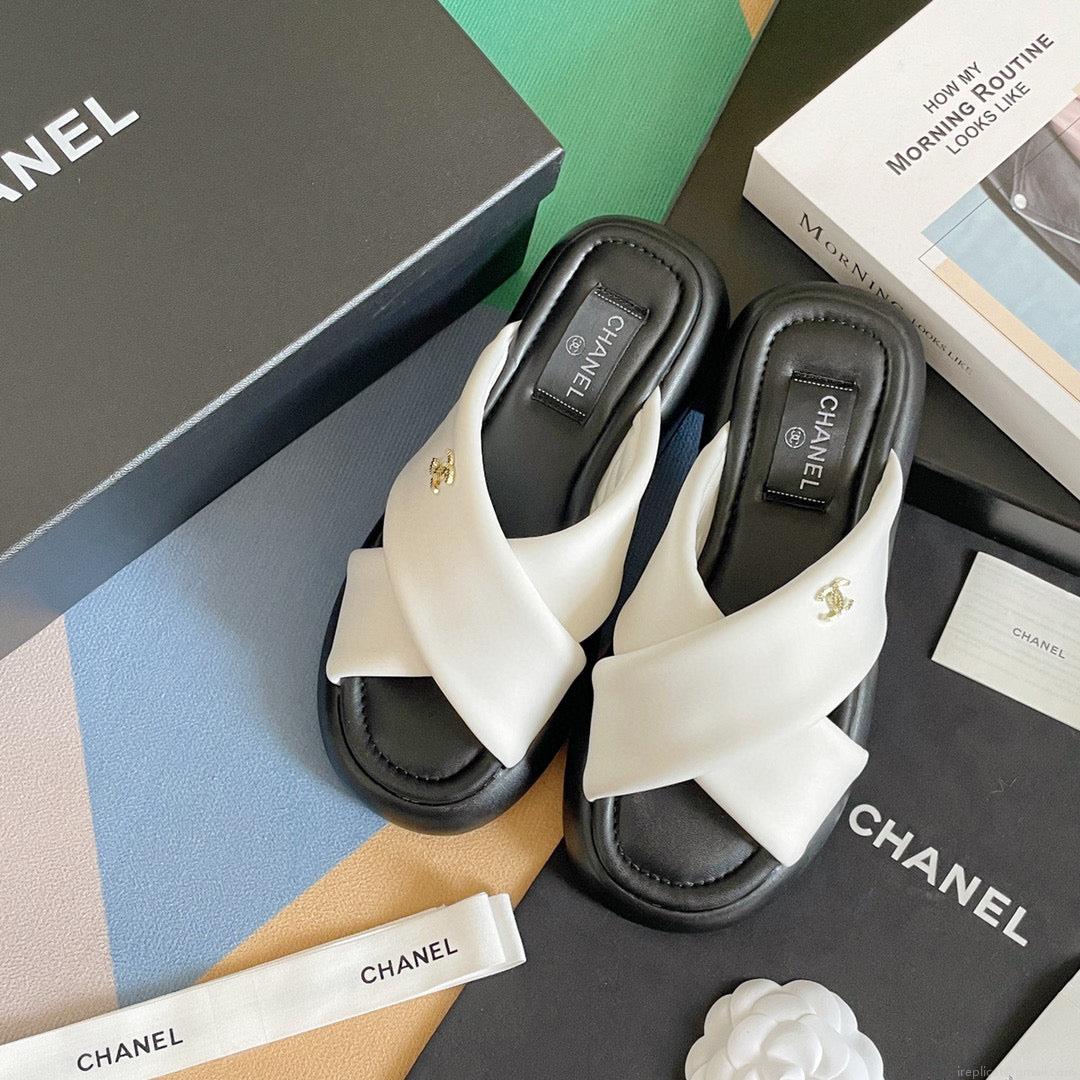 Chanel G38864 Mules Fabric Sandals Women C91151