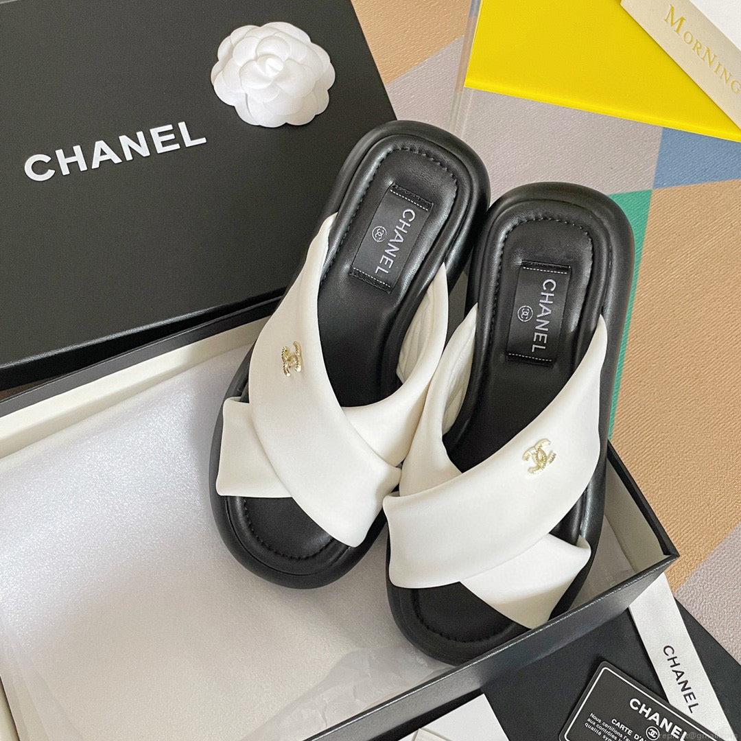 Chanel G38864 Mules Fabric Sandals Women C91151