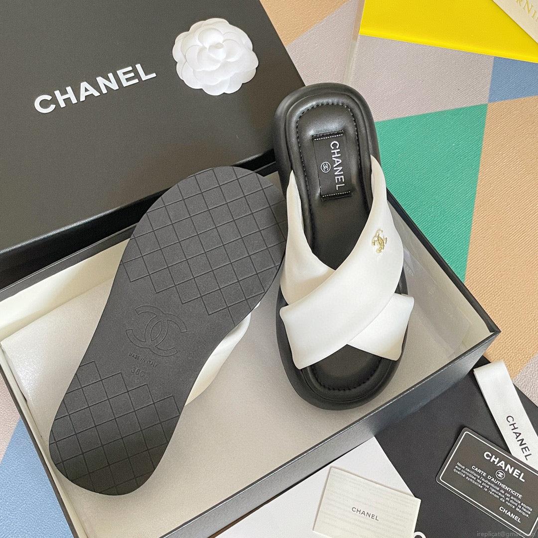 Chanel G38864 Mules Fabric Sandals Women C91151