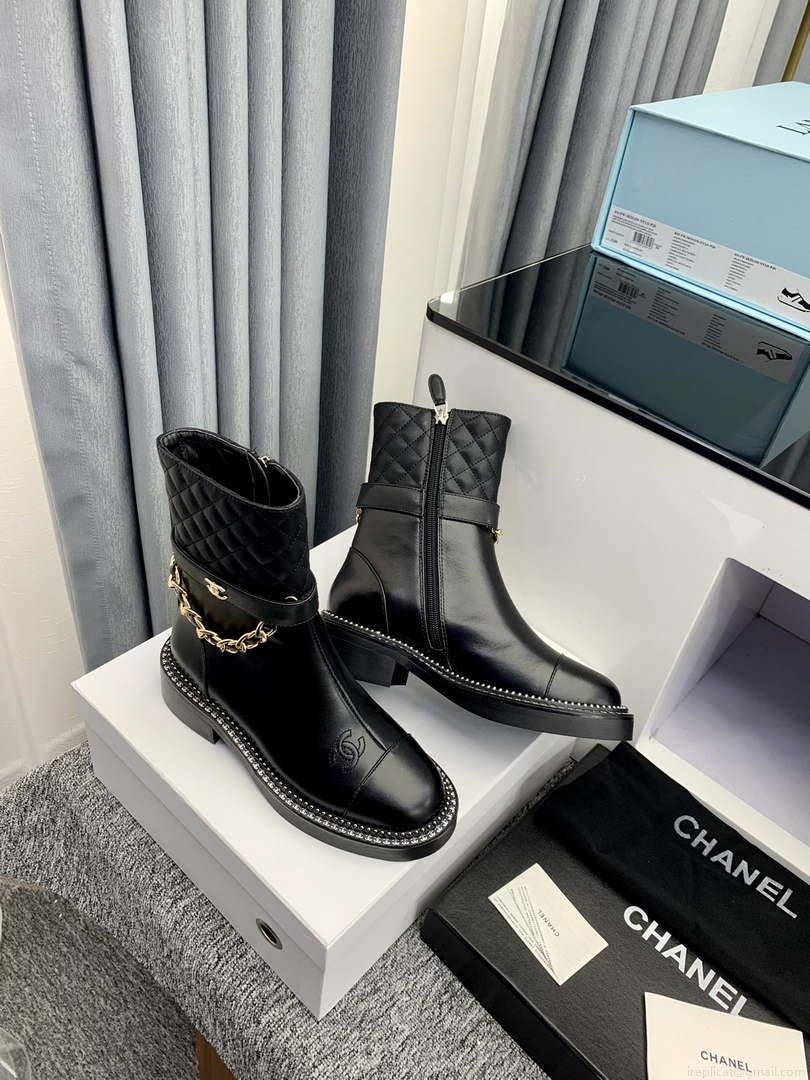 Chanel Women’s Shoes Ankle Boots 189745