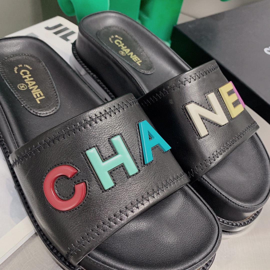 Chanel G38933 Mules Lambskin Sandals Women C91163