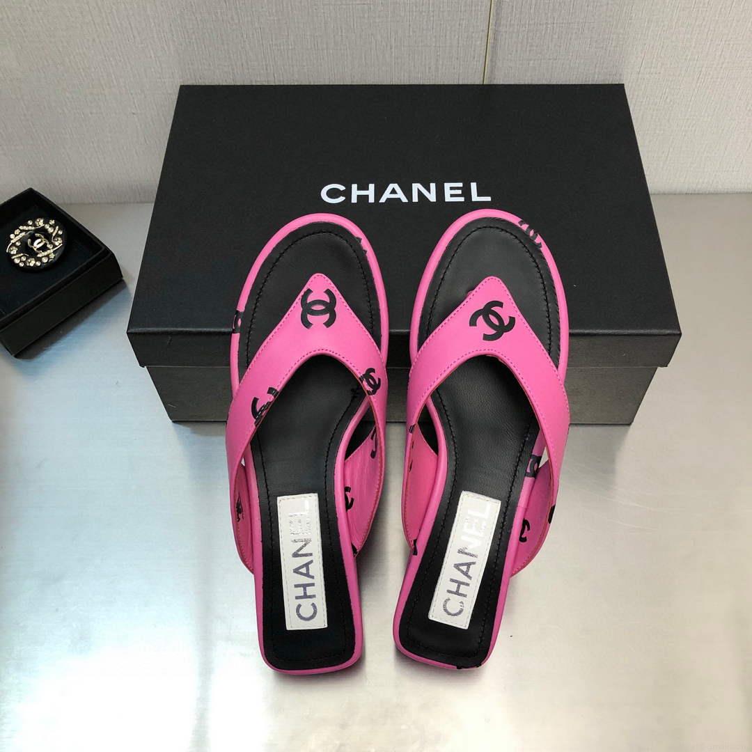 Chanel G38978 Sandals Printed Lambskin Women C91170