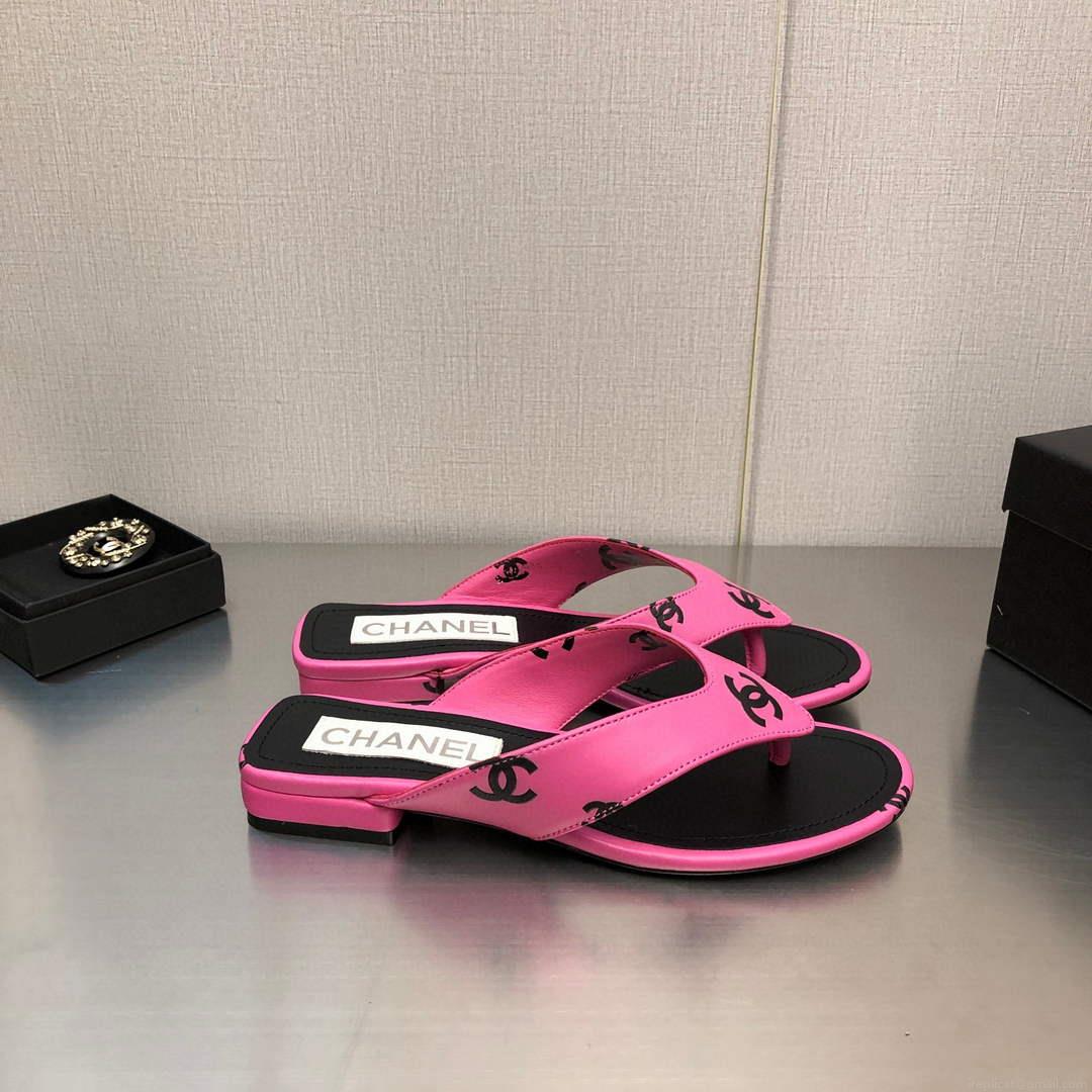 Chanel G38978 Sandals Printed Lambskin Women C91170