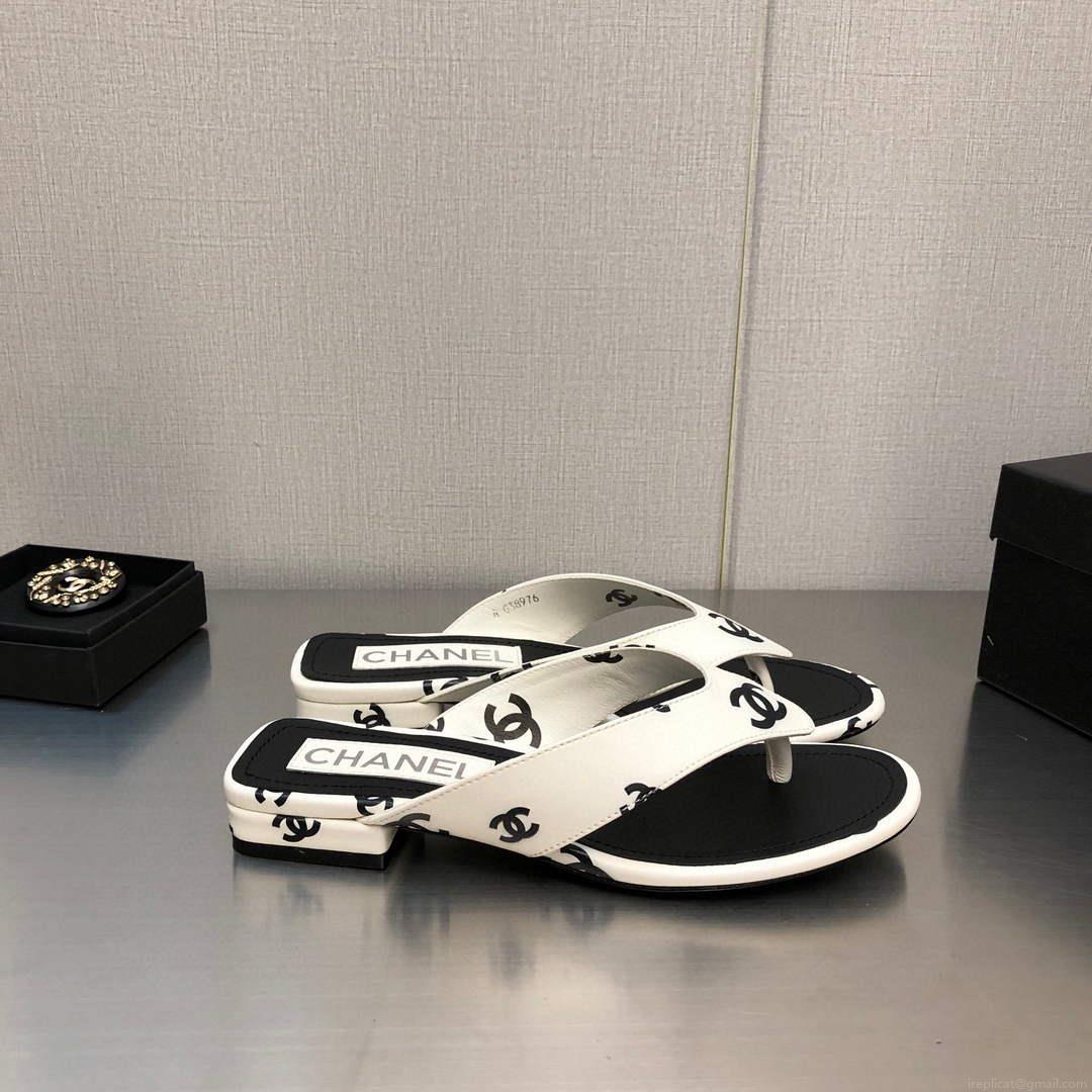 Chanel G38978 Sandals Printed Lambskin Women C91171