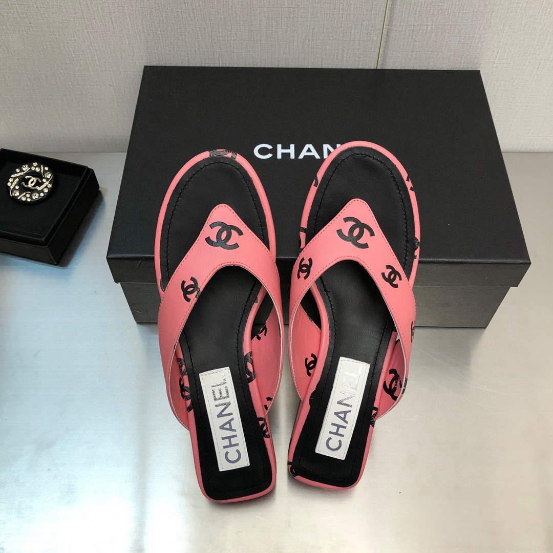 Chanel G38978 Sandals Printed Lambskin Women C91172
