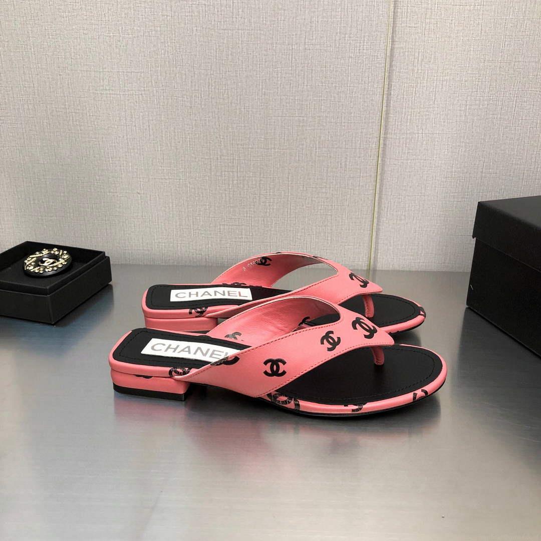 Chanel G38978 Sandals Printed Lambskin Women C91172