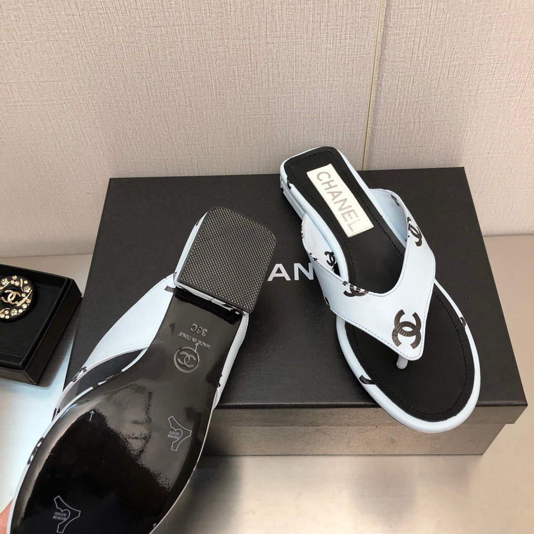 Chanel G38978 Sandals Printed Lambskin Women C91176
