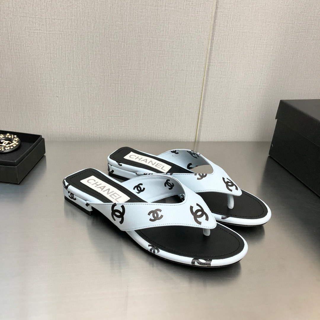 Chanel G38978 Sandals Printed Lambskin Women C91176